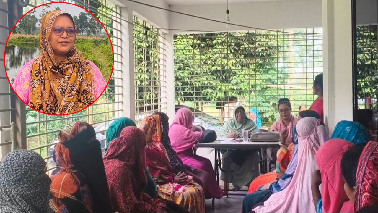 হোসেনপুরে চাকরি ছেড়ে শত নারীর ভাগ্যবদল করলেন প্রীতি