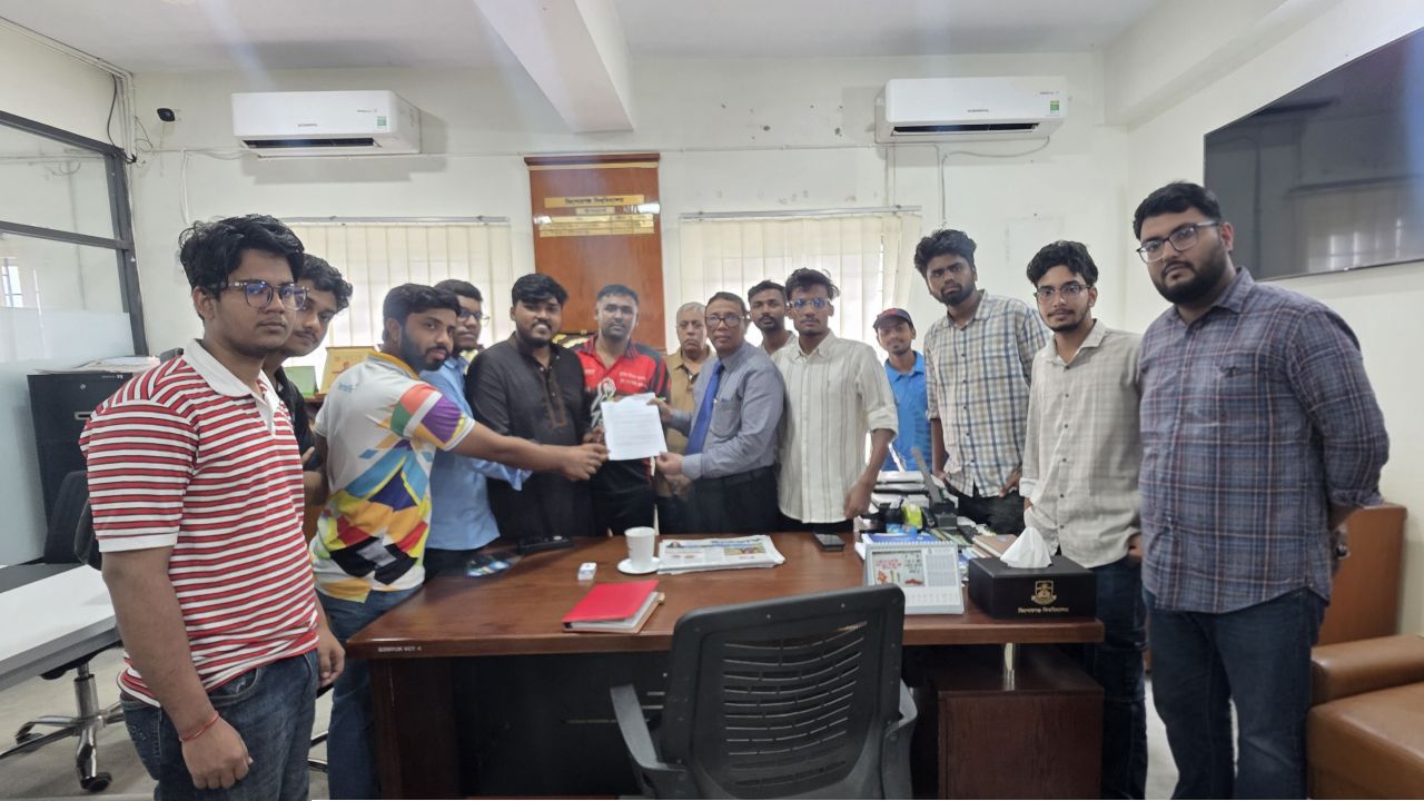 শিক্ষার্থীদের সমস্যা নিরসনে ভিসি বরাবর ছাত্রদলের স্মারকলিপি