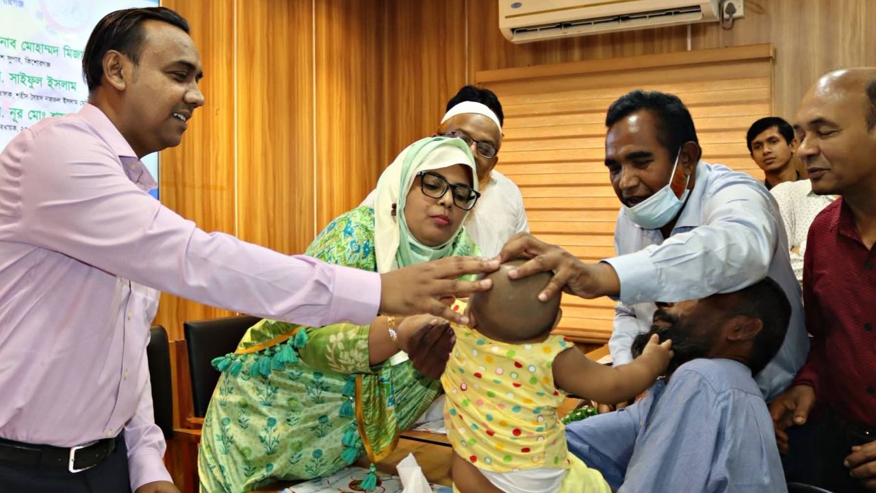 কিশোরগঞ্জে জাতীয় ভিটামিন ‘এ’ প্লাস ক্যাম্পেইনের উদ্বোধন