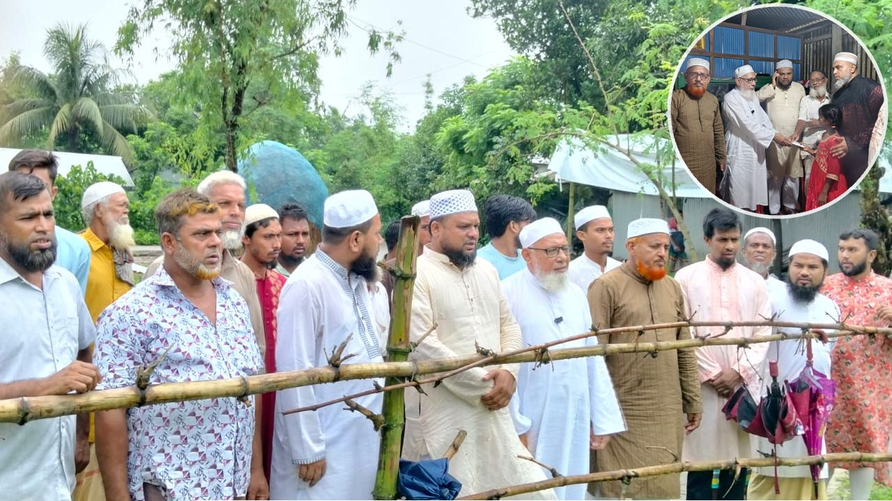 ভৈরবে জুলাই বিপ্লবের শহীদ রুবেলের কবর জিয়ারত করলেন জামায়াত নেতারা